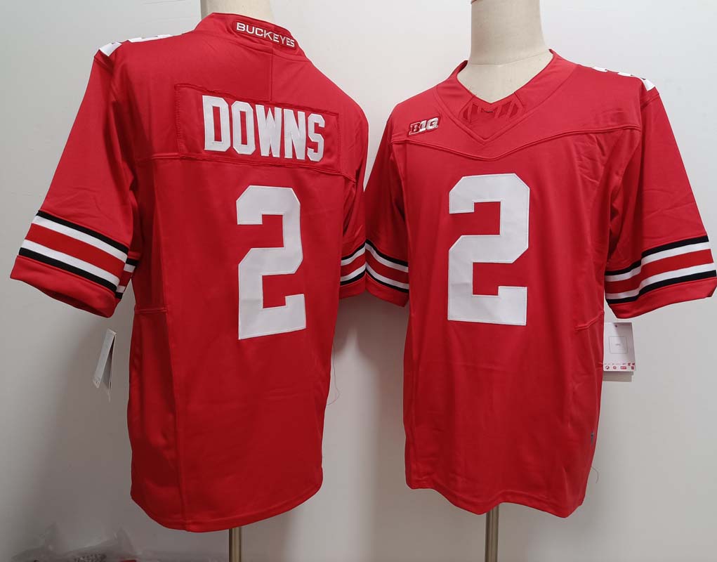 Custom #2 Red Football Shirt Top
