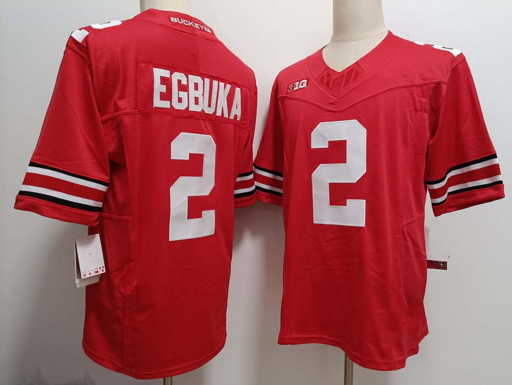 Custom #2 Red Football Shirt Top