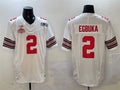 Custom #2 White 2025 Football Shirt Top