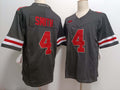 Custom #4 Black Football Shirt Top