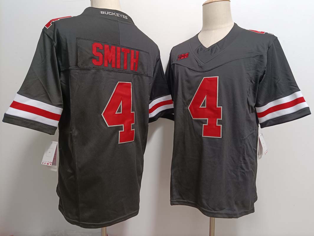 Custom #4 Black Football Shirt Top