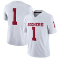 Custom #1 White Football Shirt Top
