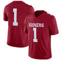 Custom #1 Crimson Football Shirt Top