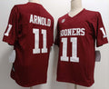 Custom #11 Red College Shirt Top