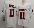 Custom #11 White College Shirt Top