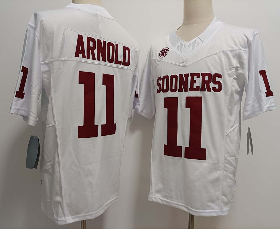 Custom #11 White College Shirt Top
