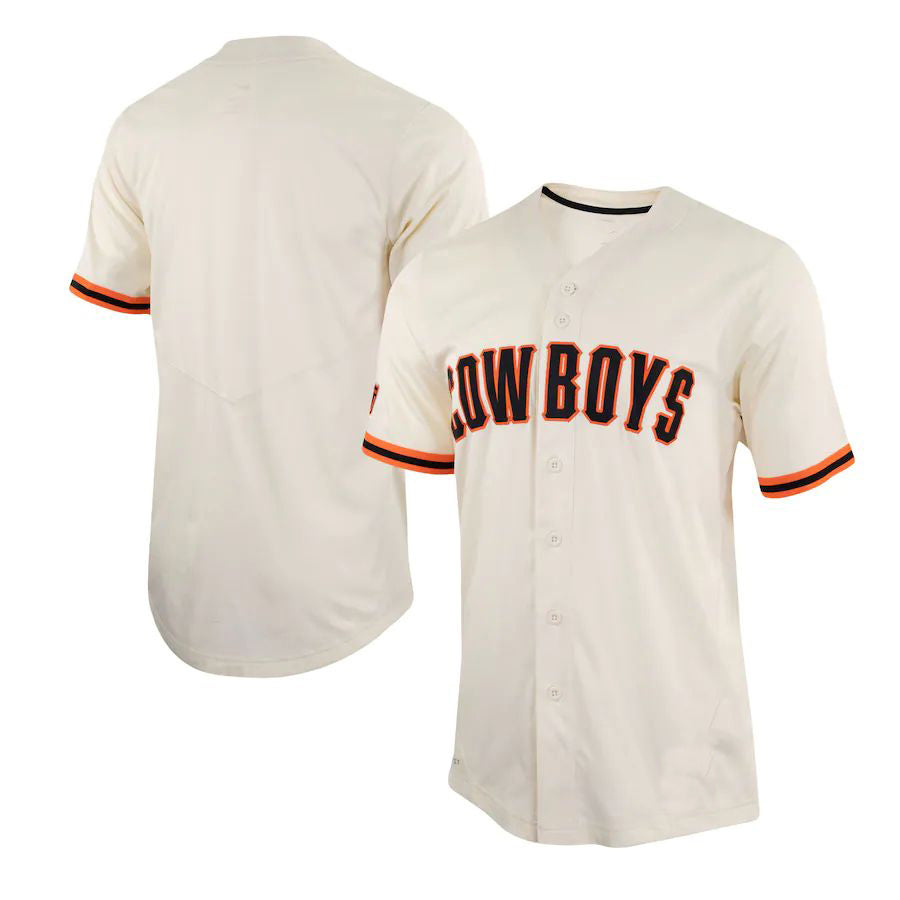 Custom Cream Baseball Shirt Top