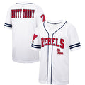 Custom White Baseball Shirt Top
