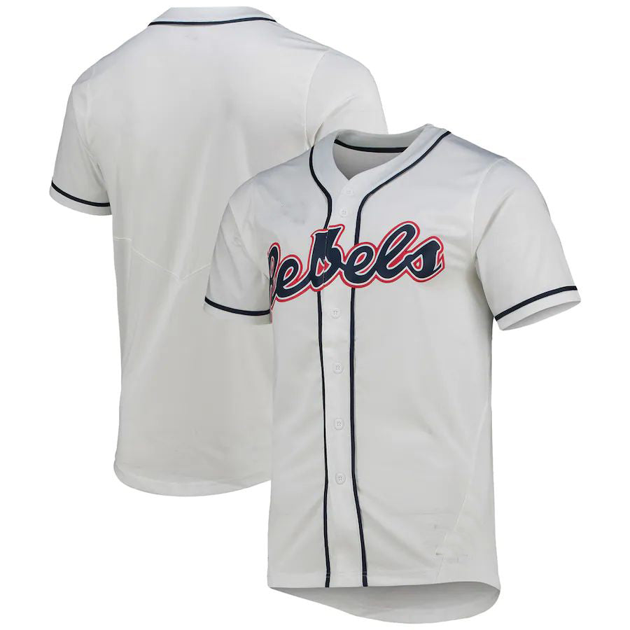 Custom White Baseball Shirt Top