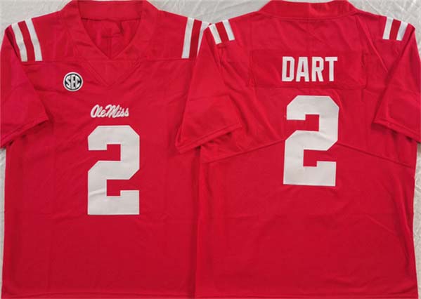 Custom #2 Red Football Shirt Top