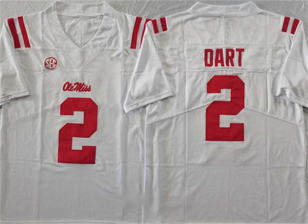 Custom #2 White Football Shirt Top