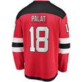 Custom #18 Red NJD Hockey Shirt Top