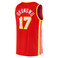 Custom #17 Red 2020 Basketball Shirt Top