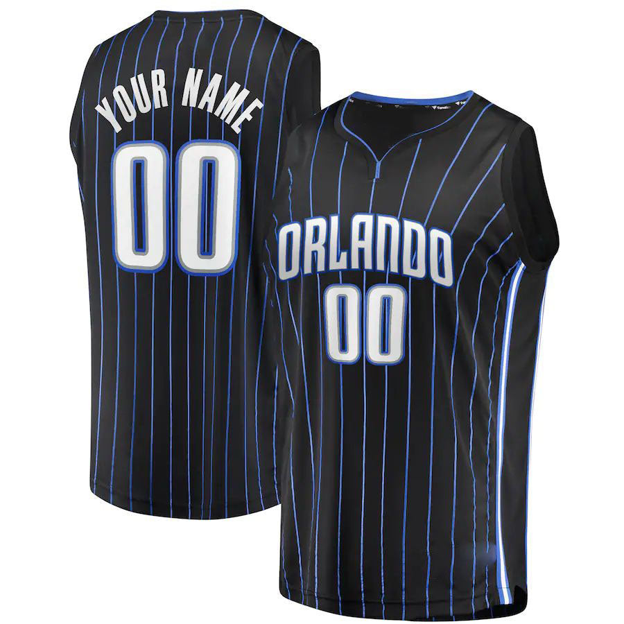 Custom Black ORL Basketball Shirt Top