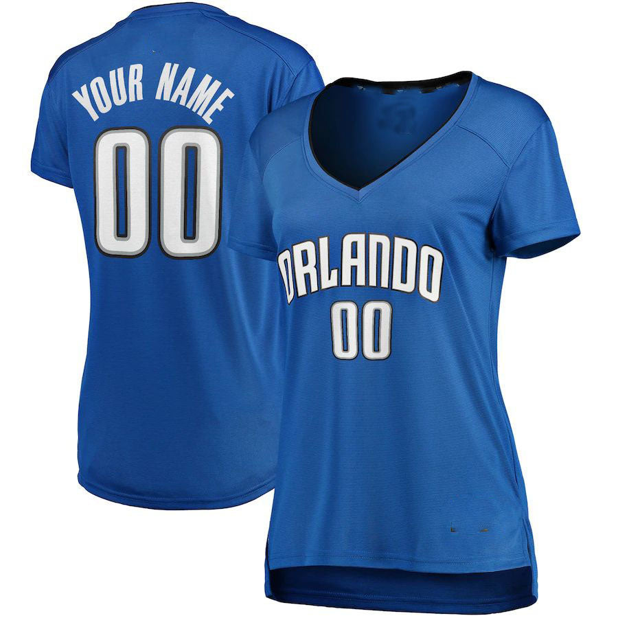 Custom Blue ORL Basketball Shirt Top
