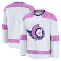 Custom White 2024 OTT Hockey Shirt Top