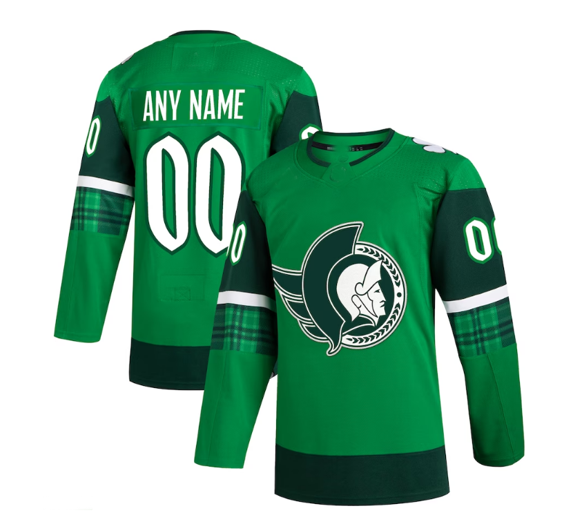 Custom Green 2023 OTT Hockey Shirt Top