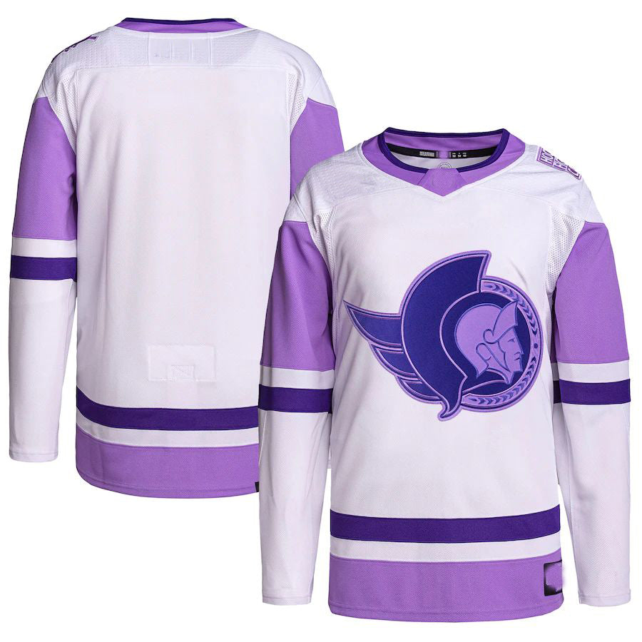 Custom White OTT Hockey Shirt Top