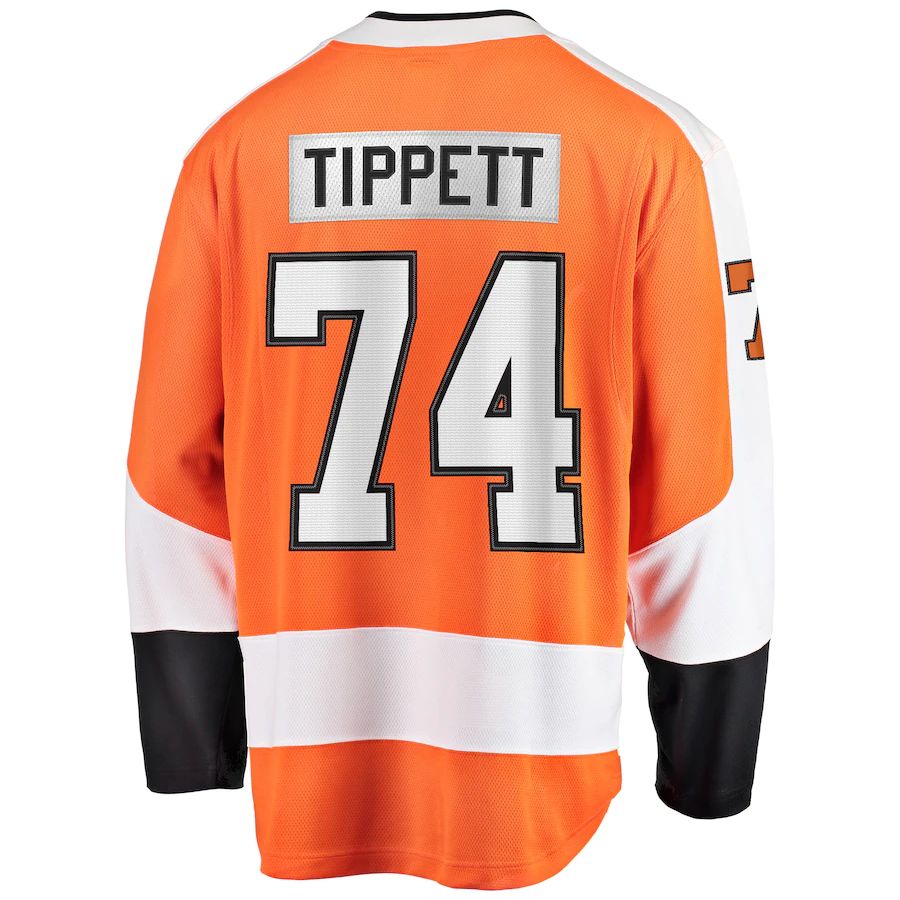 Custom #74 Orange PHI Hockey Shirt Top