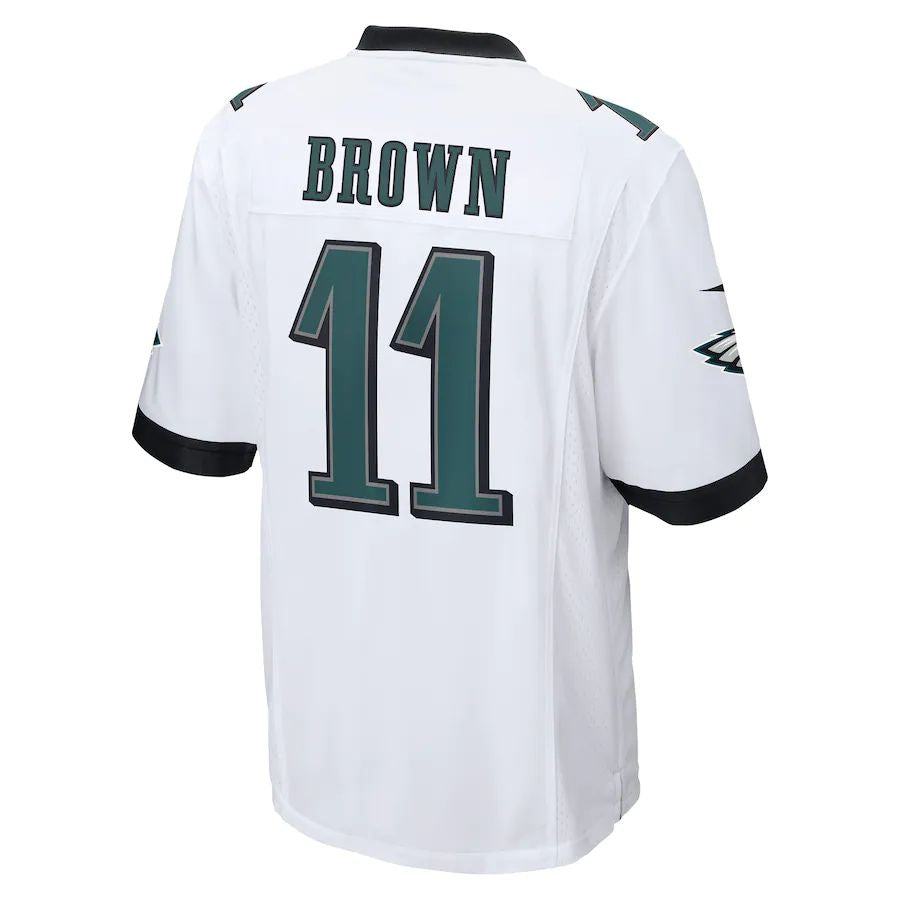 Custom #11 White PHI Football Shirt Top