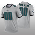 Custom Silver PHI Football Shirt Top
