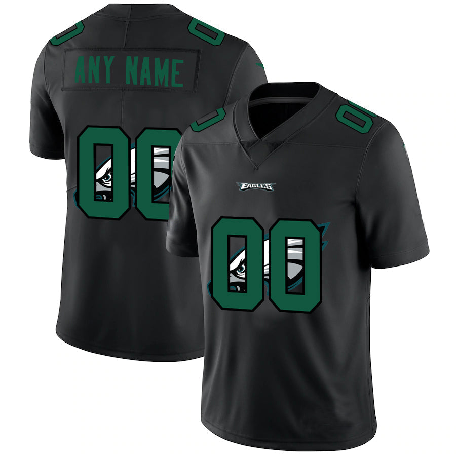 Custom Black PHI Football Shirt Top
