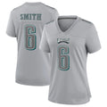 Custom #6 Gray PHI Football Shirt Top