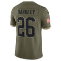 Custom #26 Olive PHI Football Shirt Top