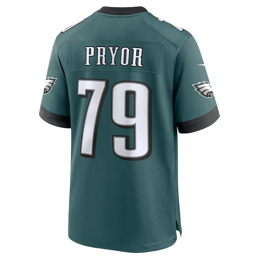 Custom #79 Midnight Green PHI Football Shirt Top