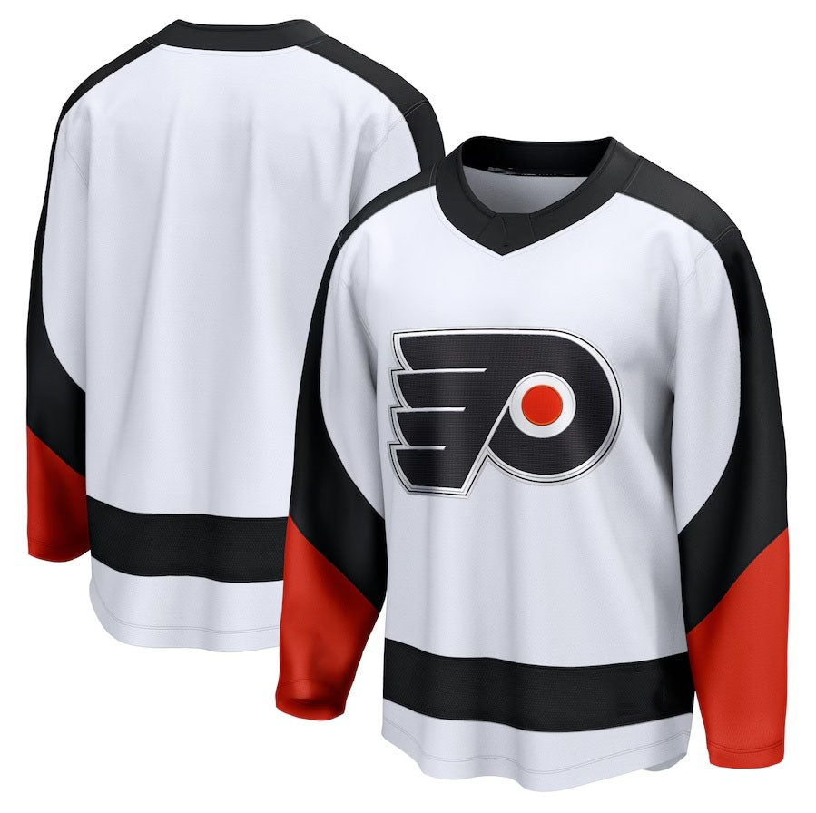 Custom White PHI Hockey Shirt Top