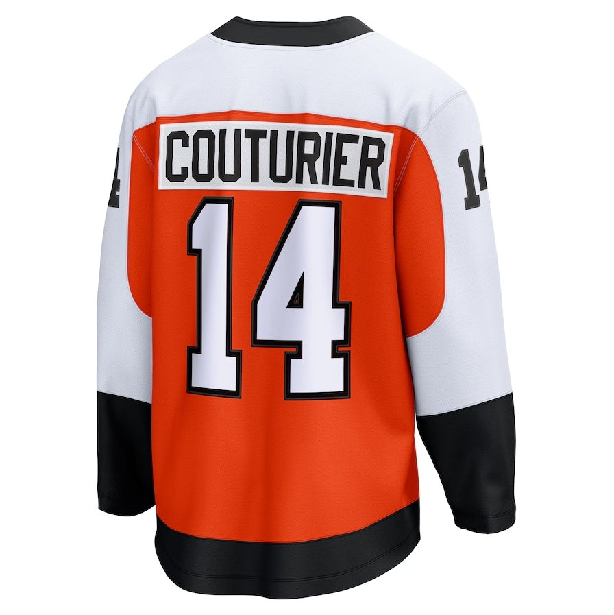 Custom #14 Orange PHI Hockey Shirt Top