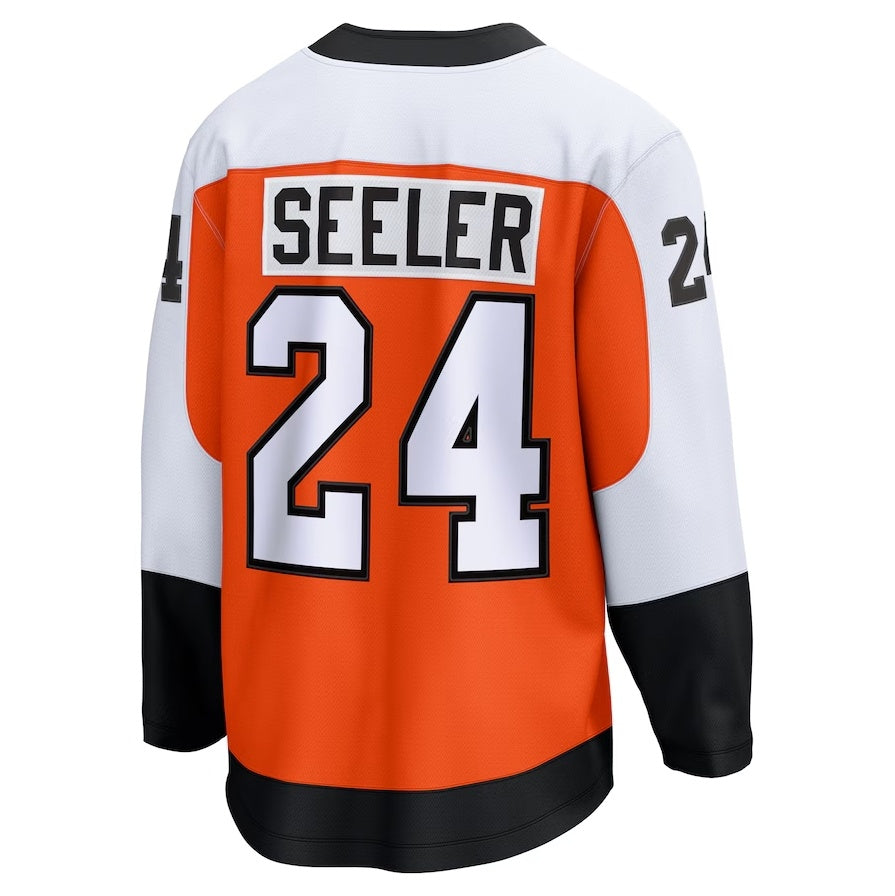 Custom #24 Orange PHI Hockey Shirt Top
