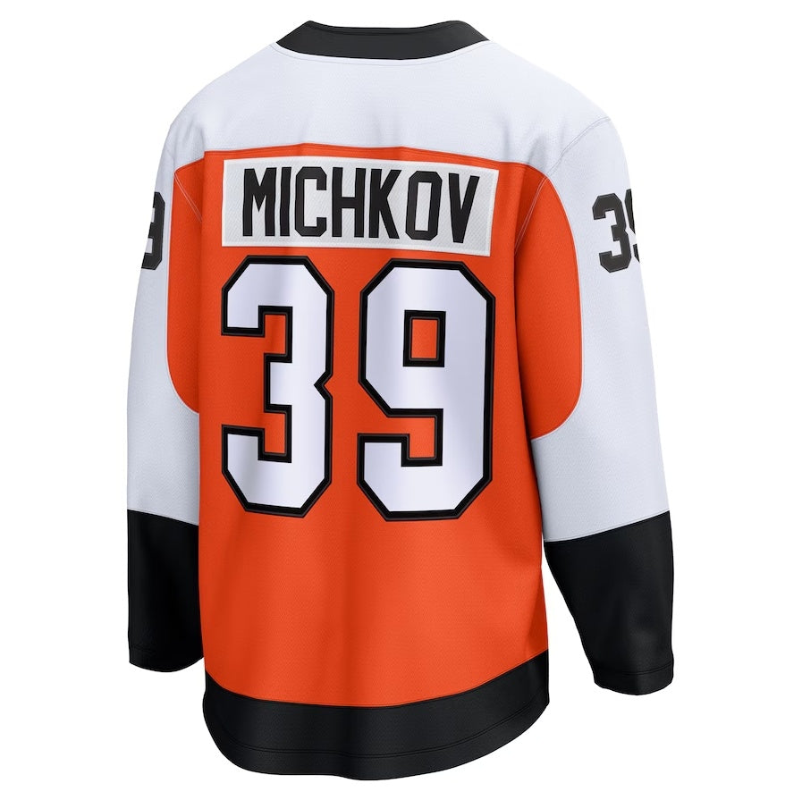 Custom #39 Orange PHI Hockey Shirt Top