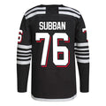 Custom #76 Black 2021 NJD Hockey Shirt Top