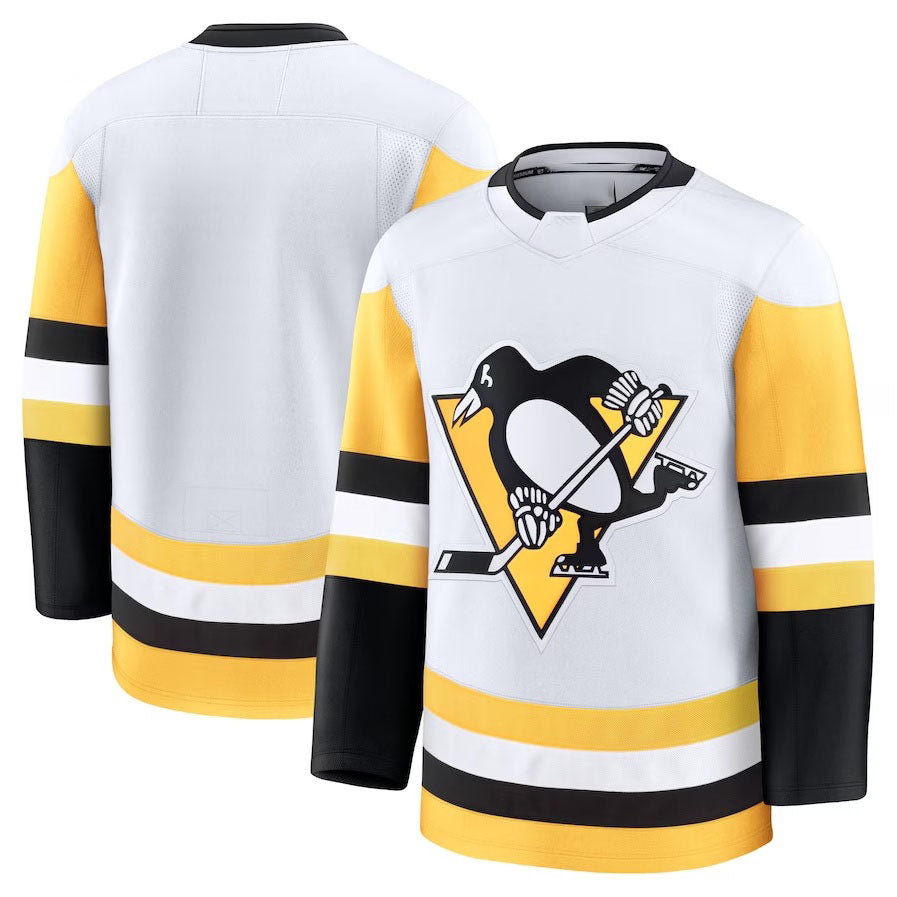 Custom White PIT Hockey Shirt Top