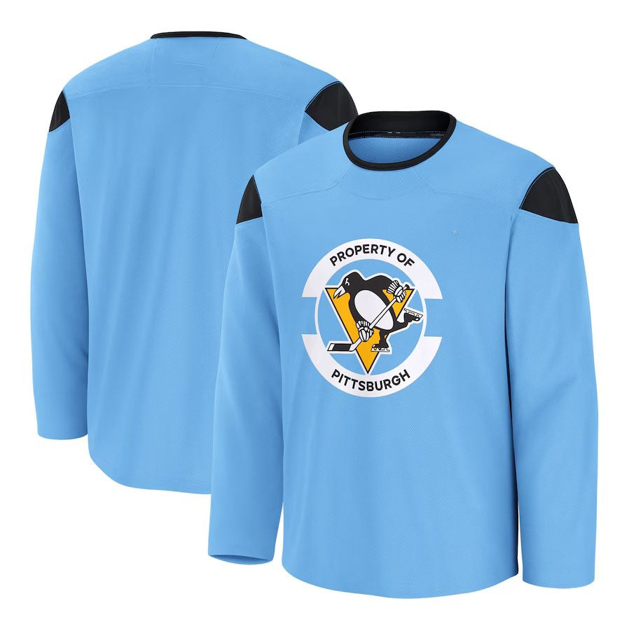 Custom Blue PIT Hockey Shirt Top