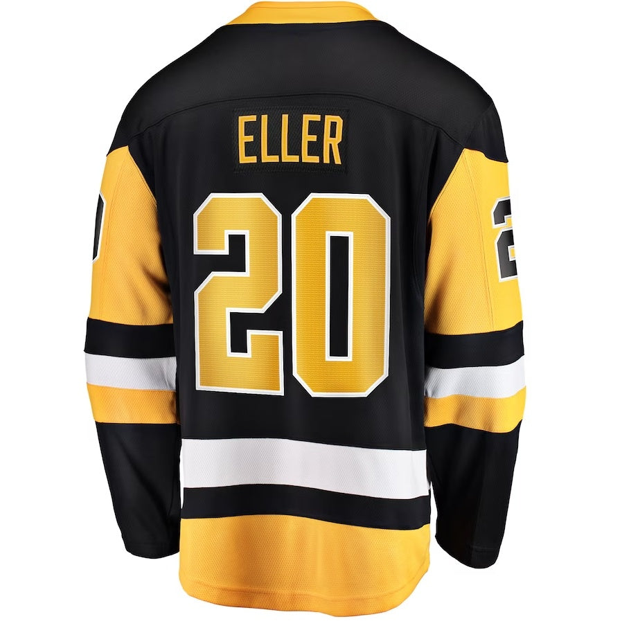 Custom #20 Black PIT Hockey Shirt Top