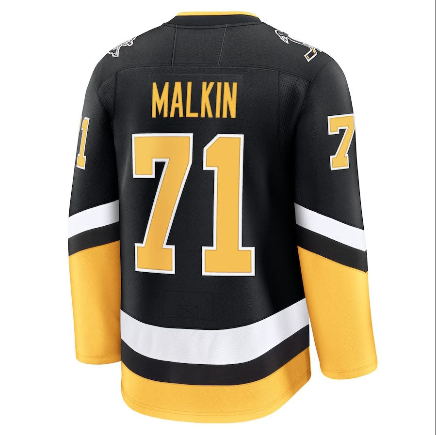 Custom #71 Black PIT Hockey Shirt Top
