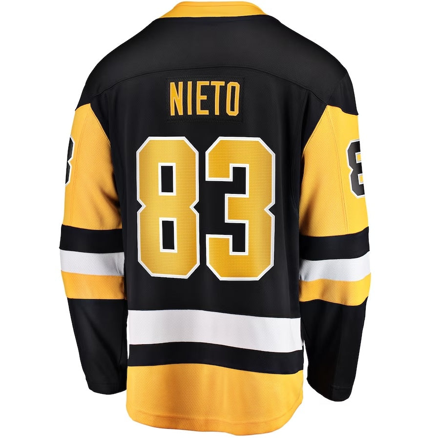 Custom #83 Black PIT Hockey Shirt Top