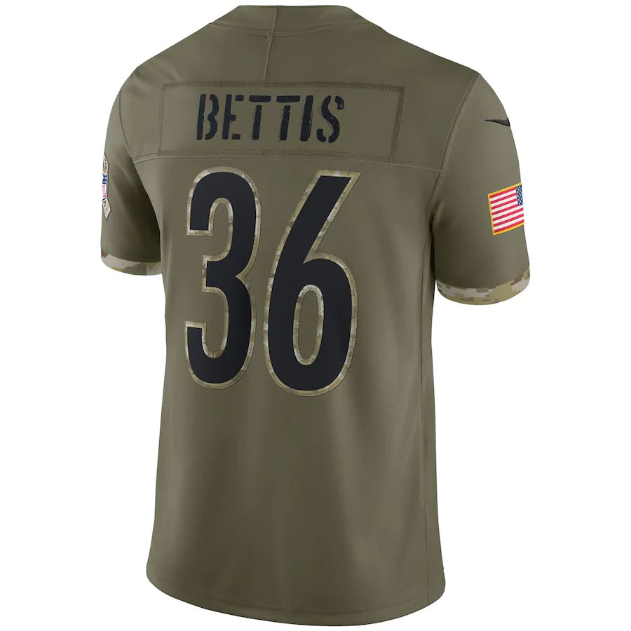 Custom #36 Olive 2022 PIT Football Shirt Top