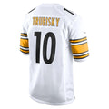 Custom #10 White PIT Football Shirt Top