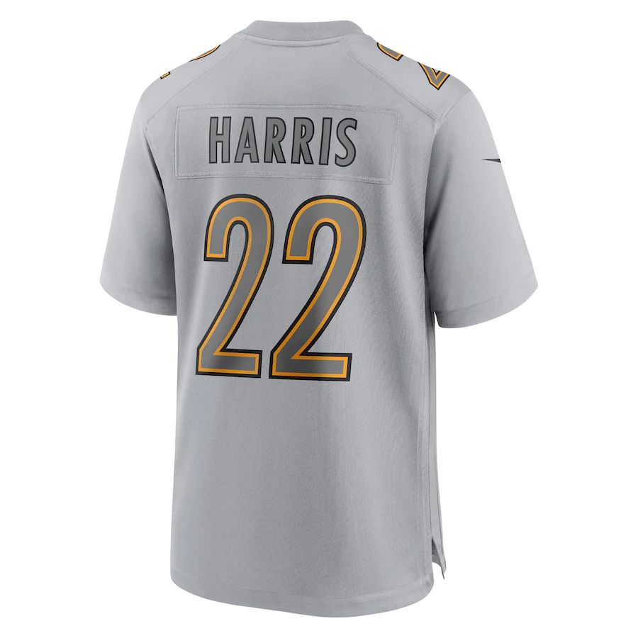 Custom #22 Gray PIT Football Shirt Top