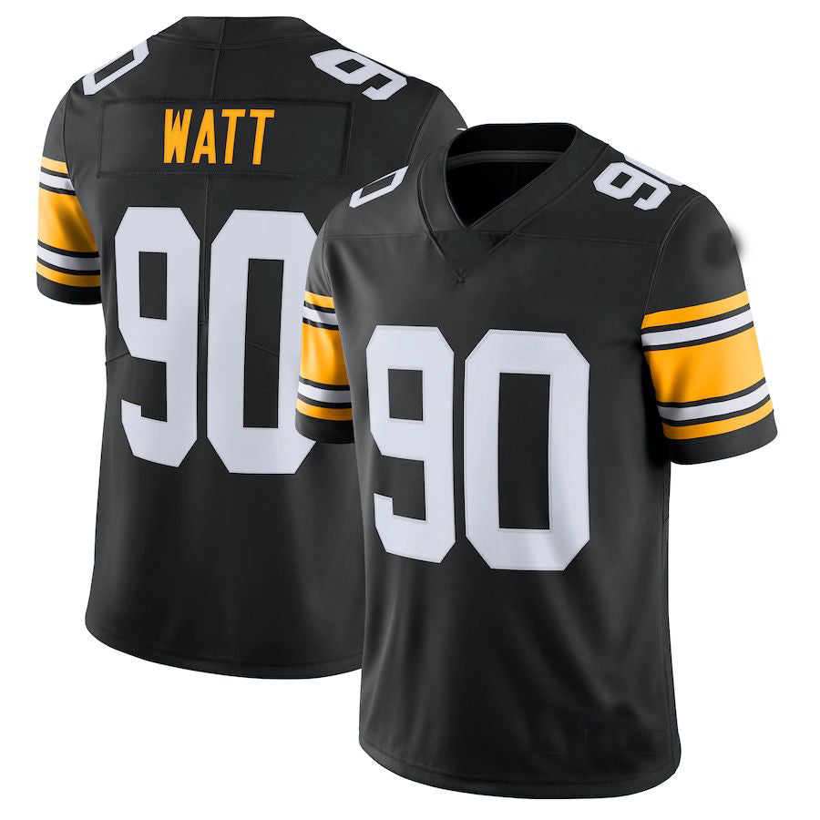 Custom #90 Black PIT Football Shirt Top