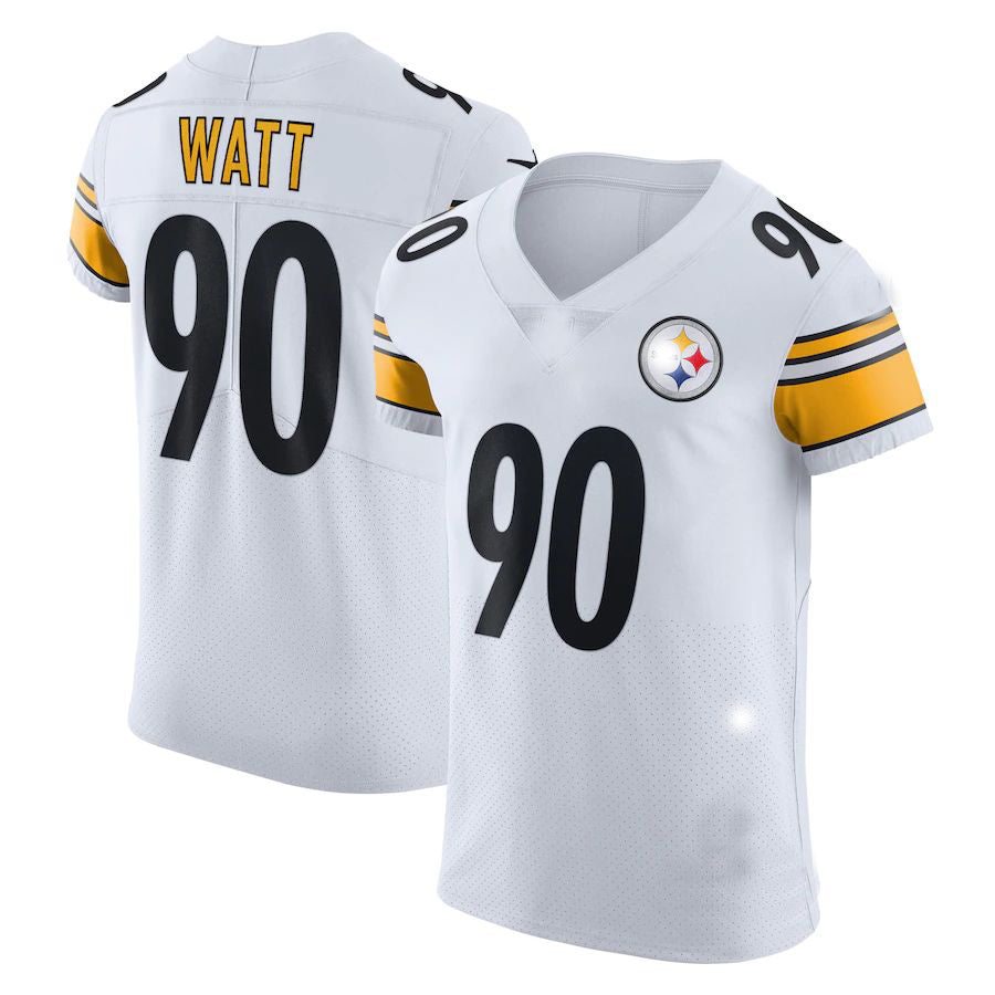 Custom #90 White PIT Football Shirt Top