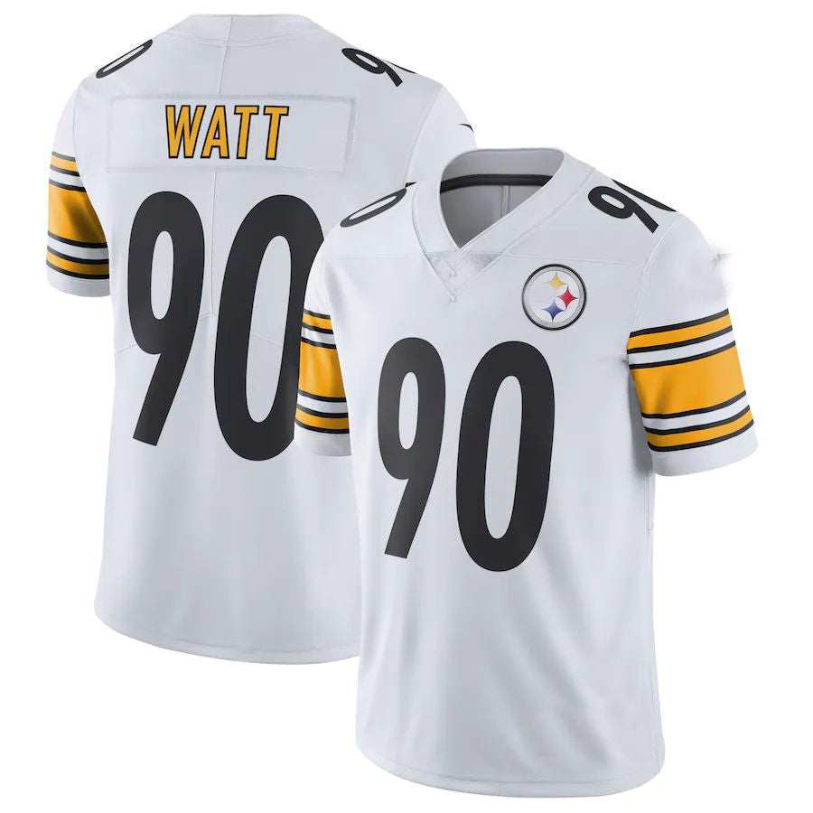 Custom #90 White PIT Football Shirt Top