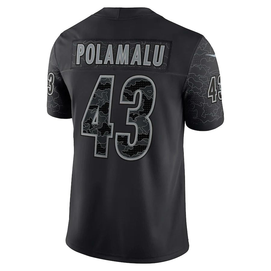 Custom #43 Black PIT Football Shirt Top