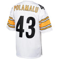 Custom #43 White 2005 Throwback PIT Football Shirt Top