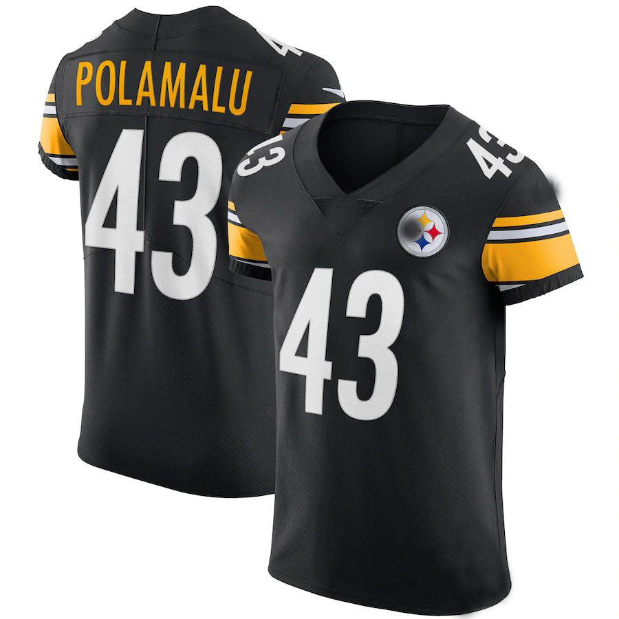 Custom #43 Black PIT Football Shirt Top