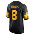 Custom #8 Black PIT Football Shirt Top