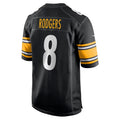 Custom #8 Black PIT Football Shirt Top